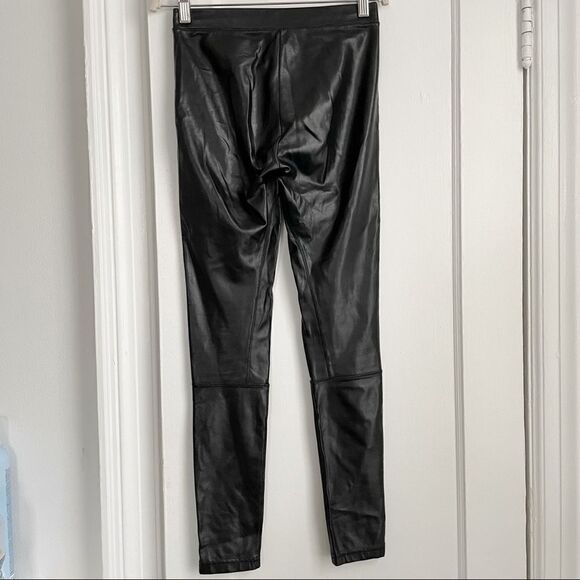 ARITZIA WILFRED L Rebelle Vegan Leather Leggings az XS - Picture 8 of 10